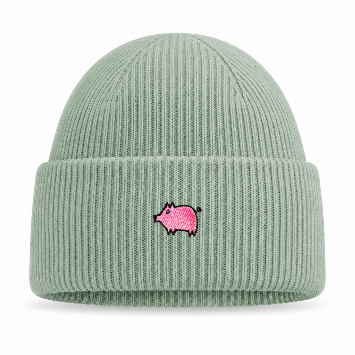 Wide cuffed beanie