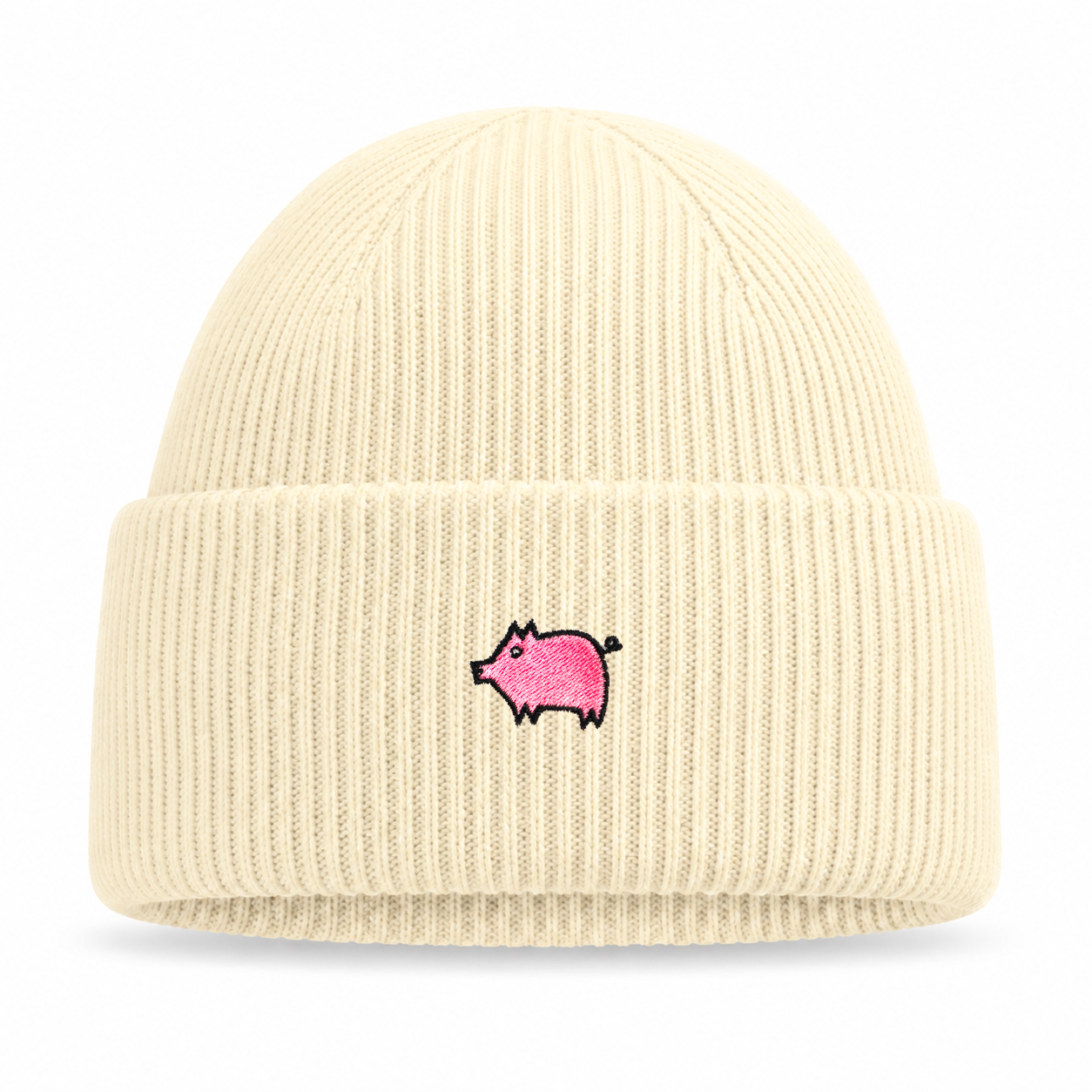 Wide cuffed beanie