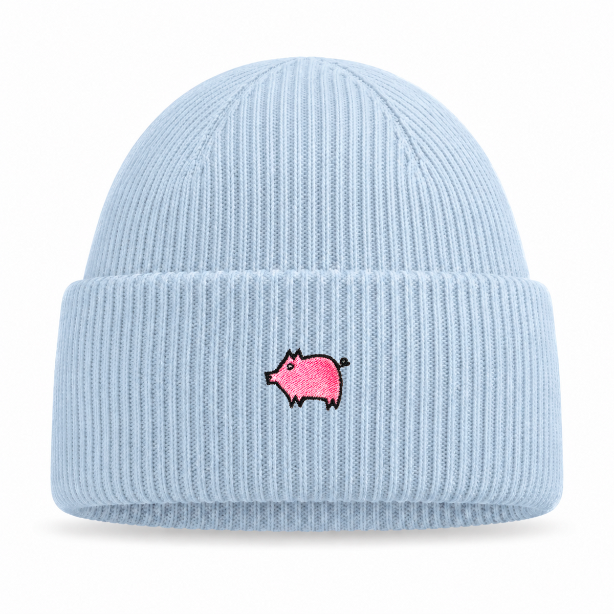 Wide cuffed beanie