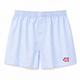 Light blue striped