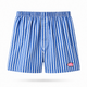 Navy blue striped