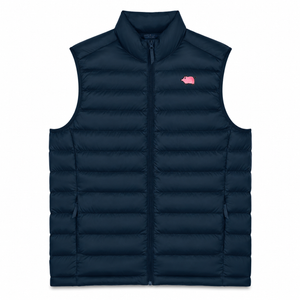 Sleeveless puffer jacket