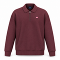 Pull semi zip col polo