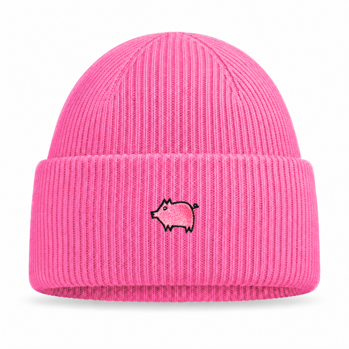 Wide cuffed beanie