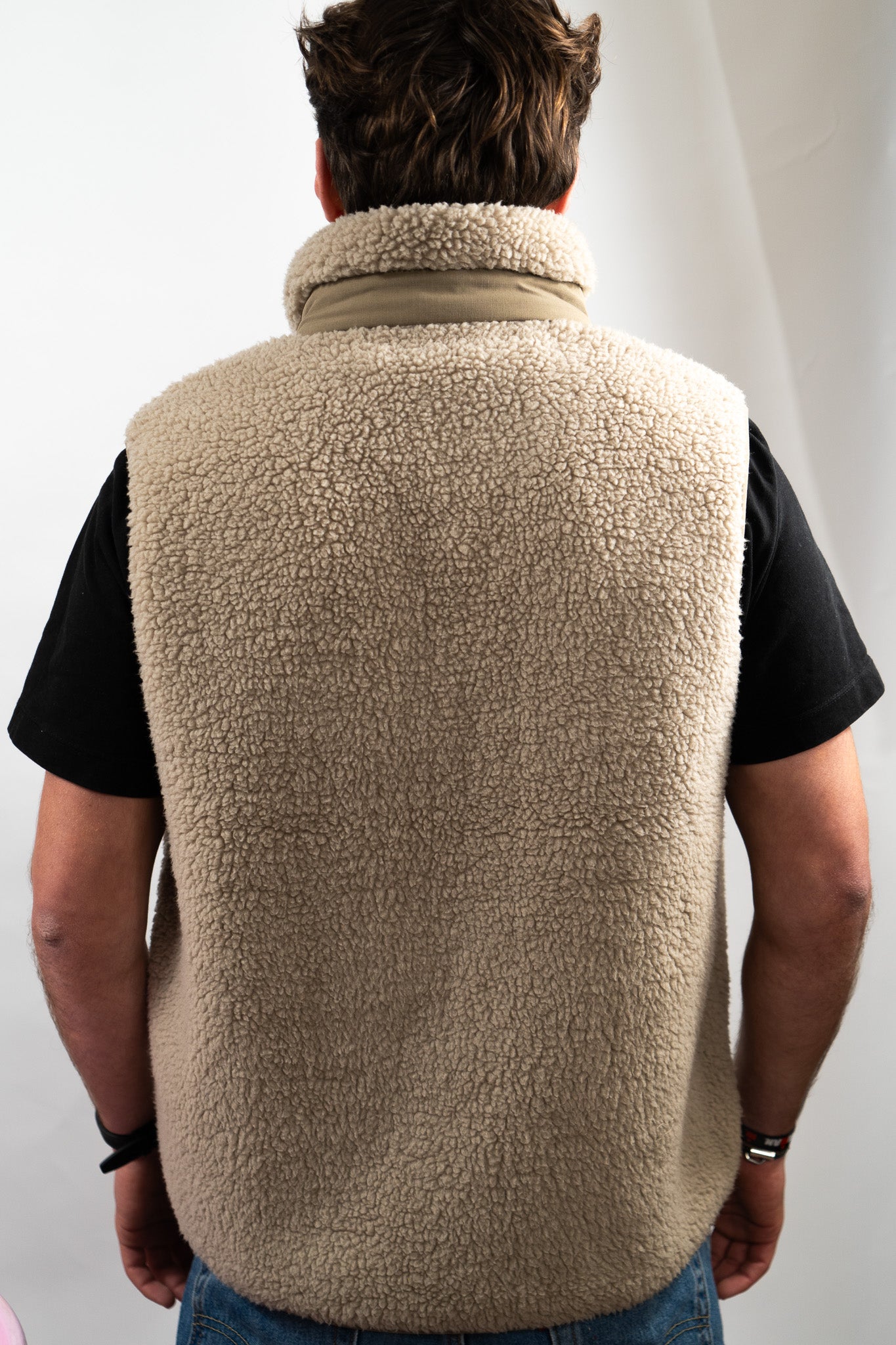 Veste sans manches sherpa