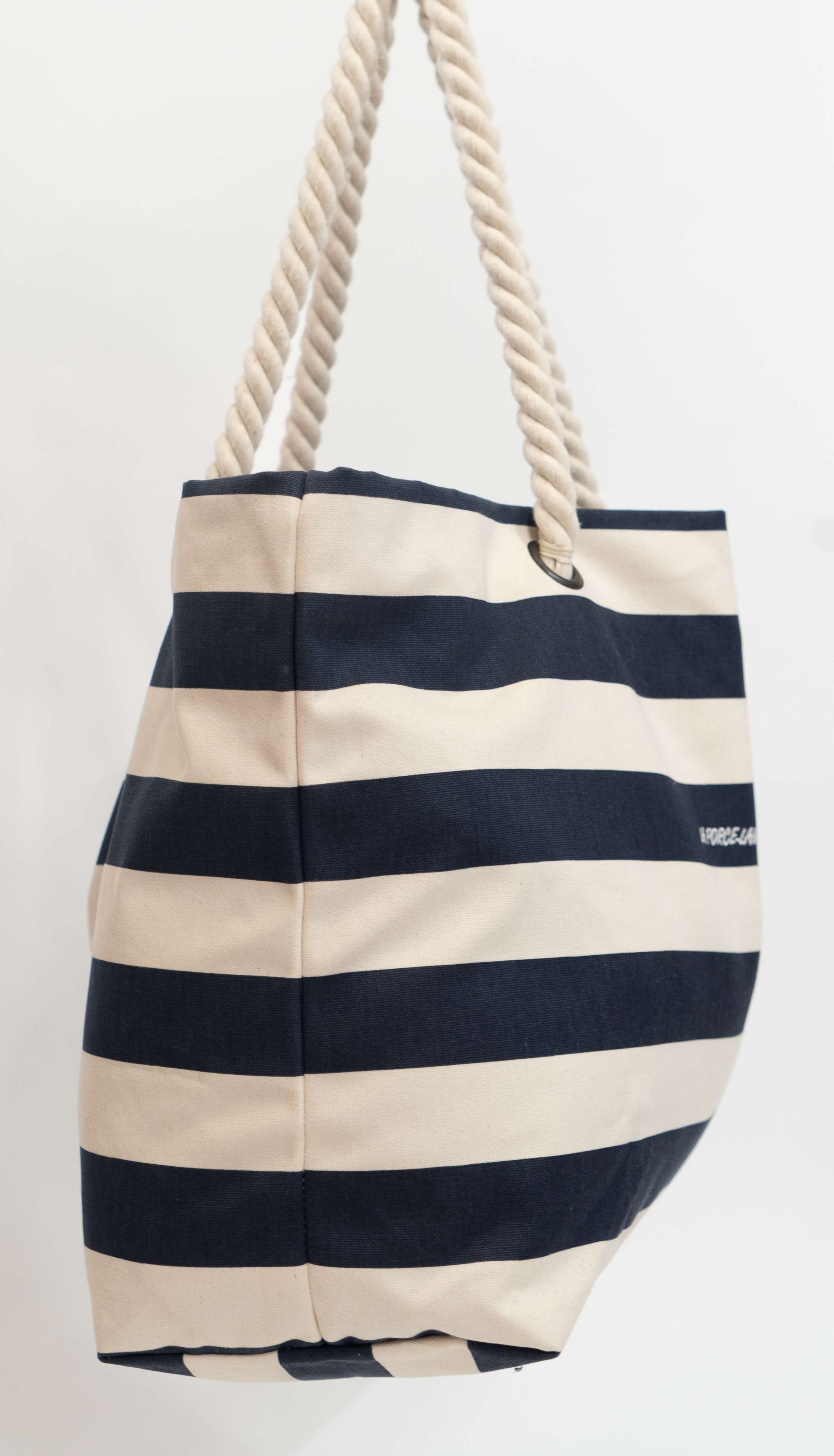 Sac de plage rayé