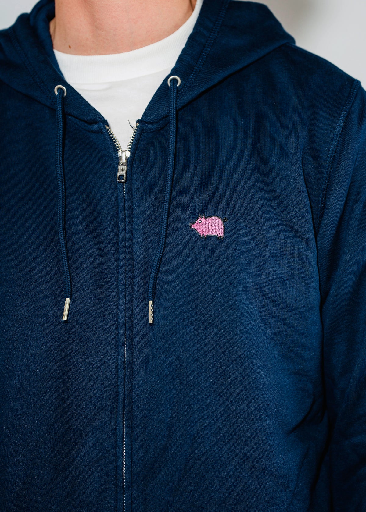 Sweat à capuche zippé unisexe