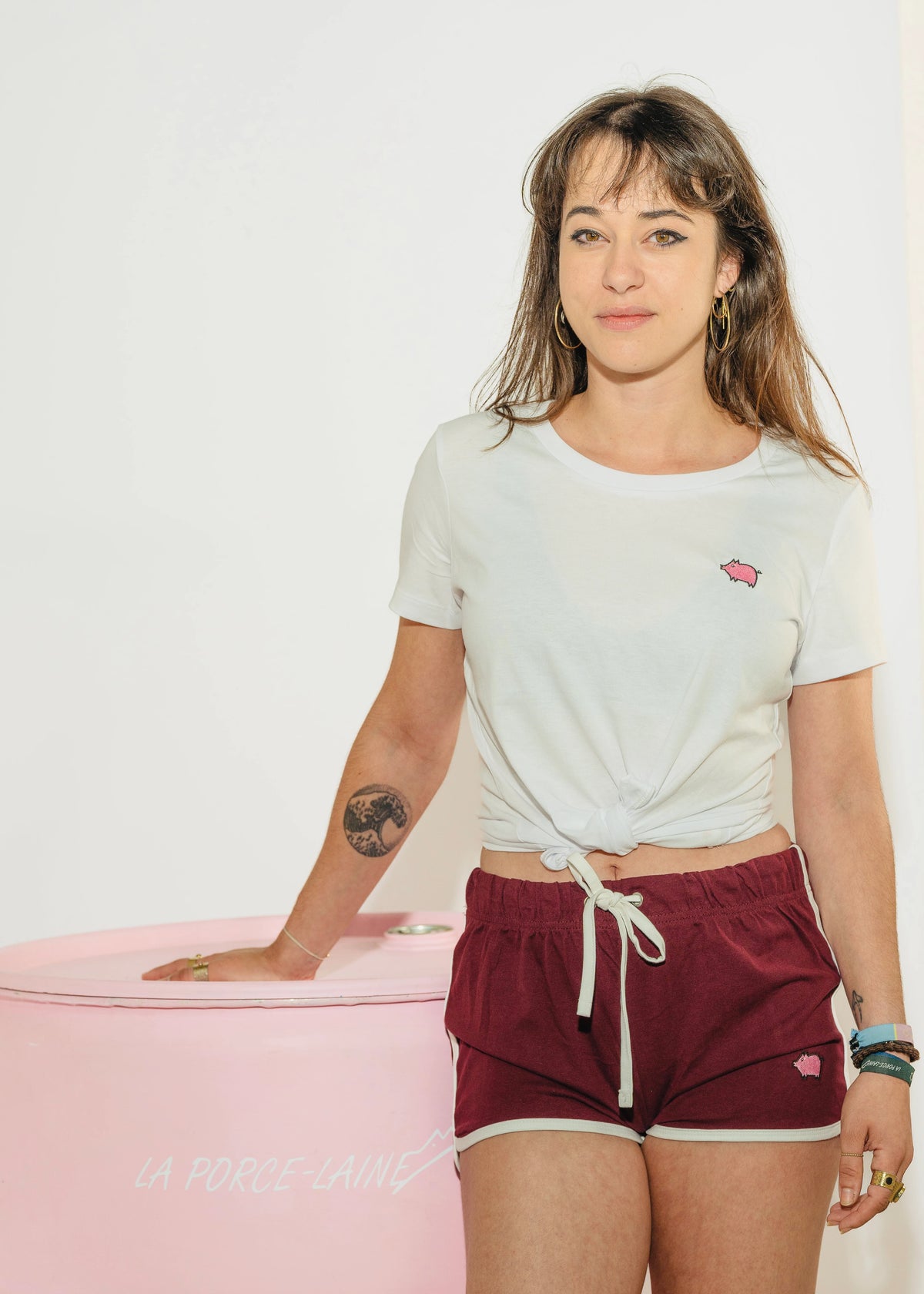 Short femme retro