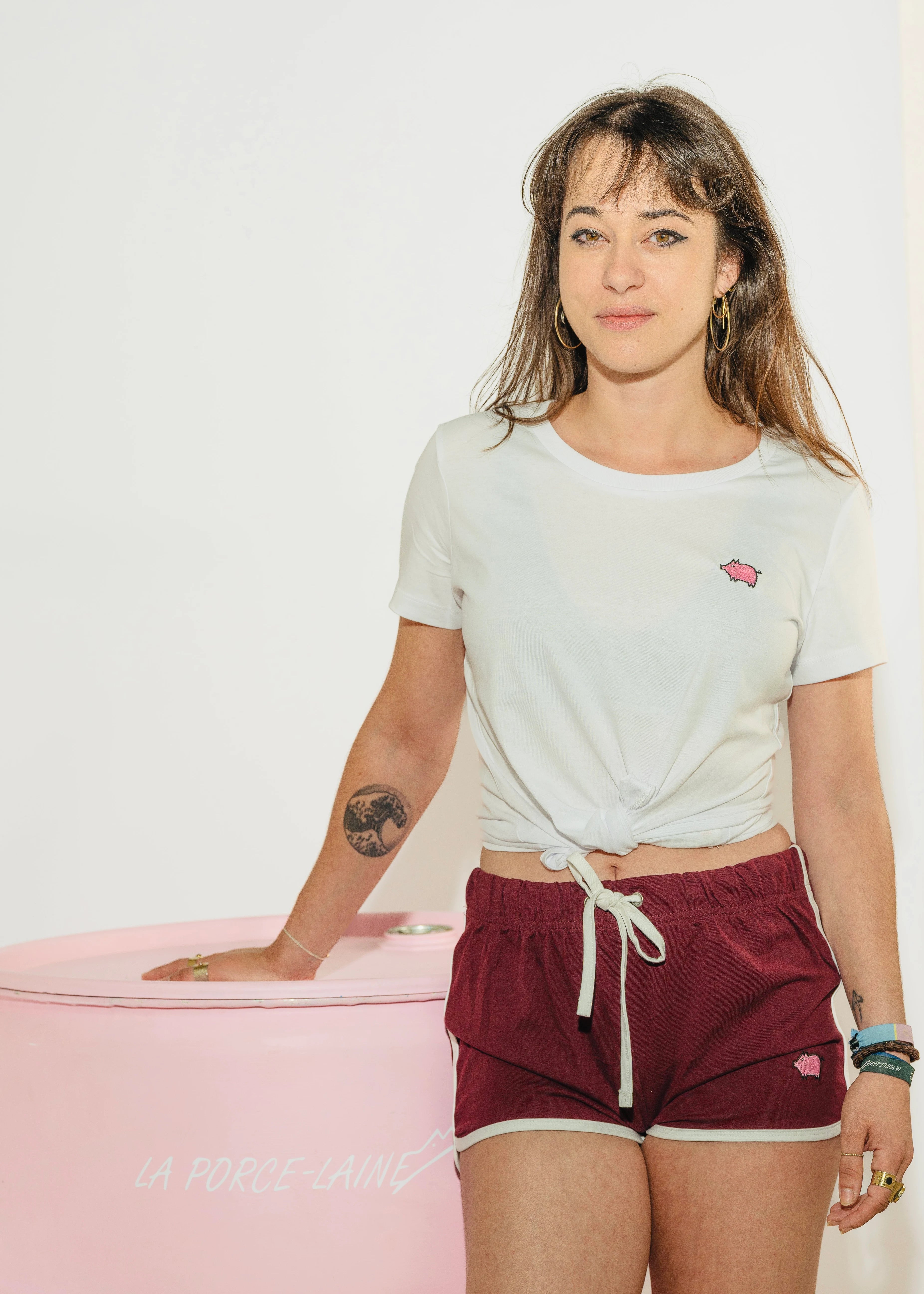 Short femme retro