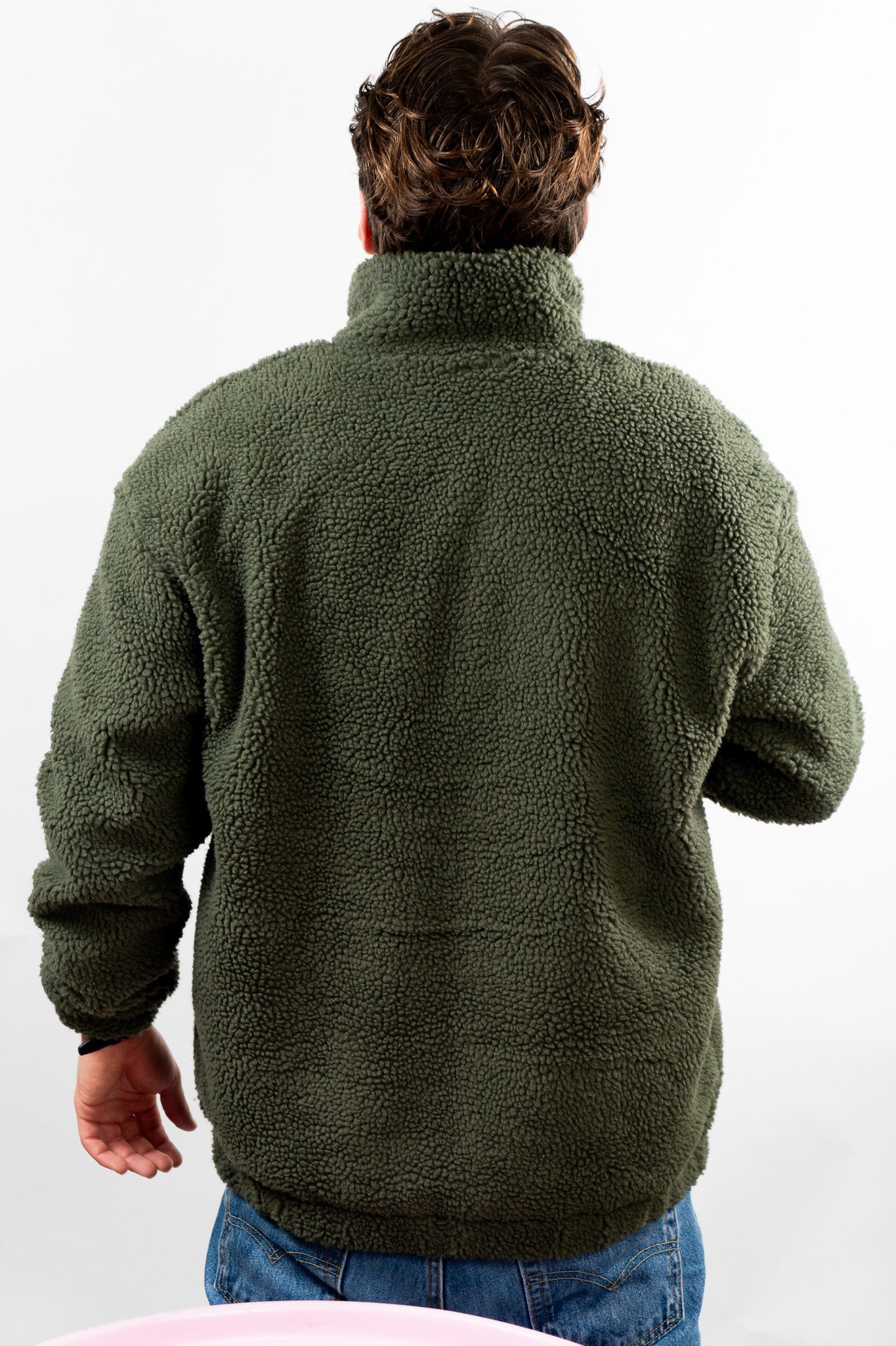Sweat zippé sherpa unisexe