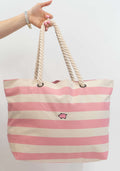 Sac de plage rayé