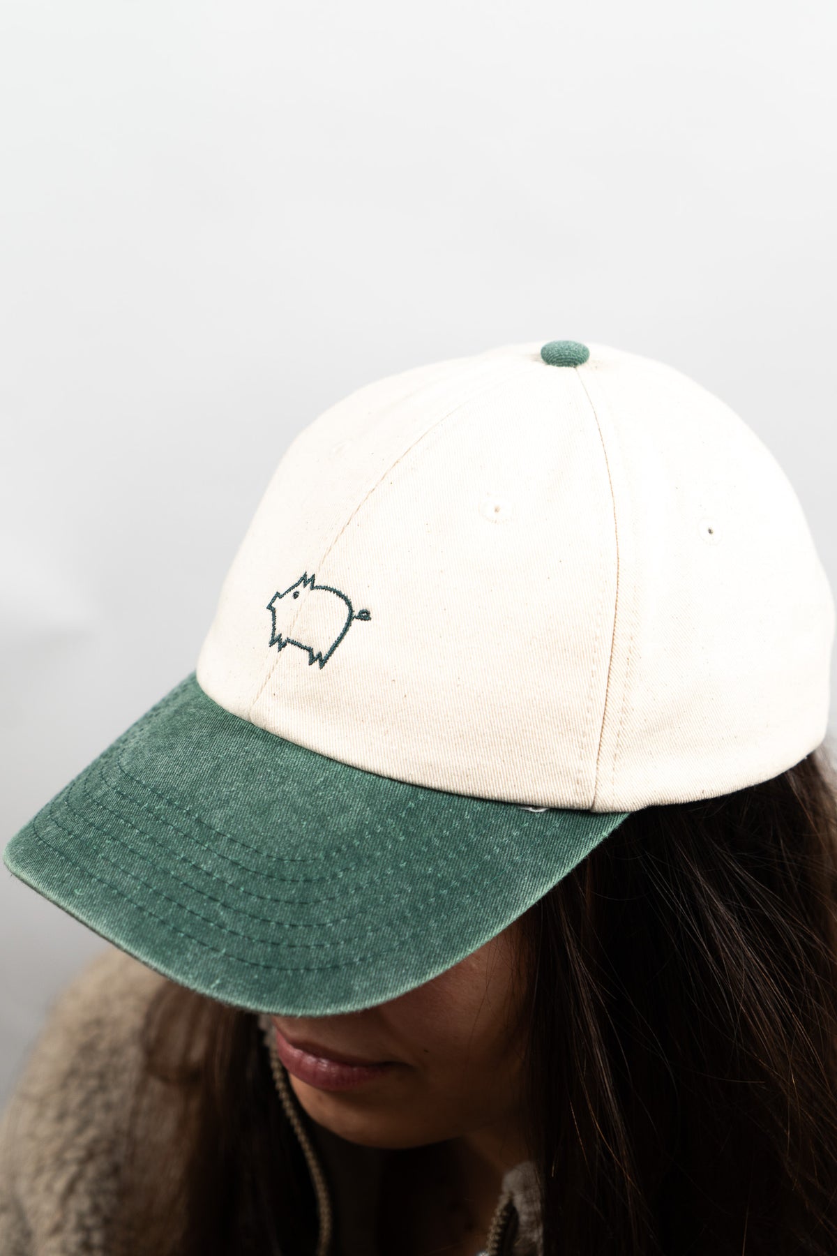 Casquette délavée bi-color