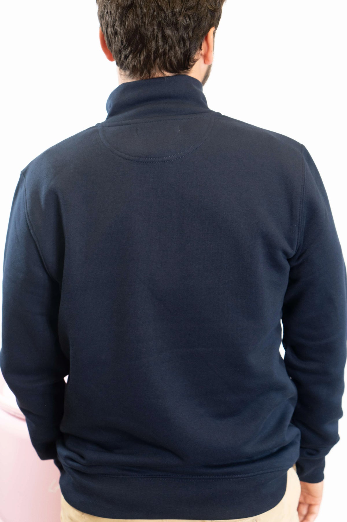Pull semi zip