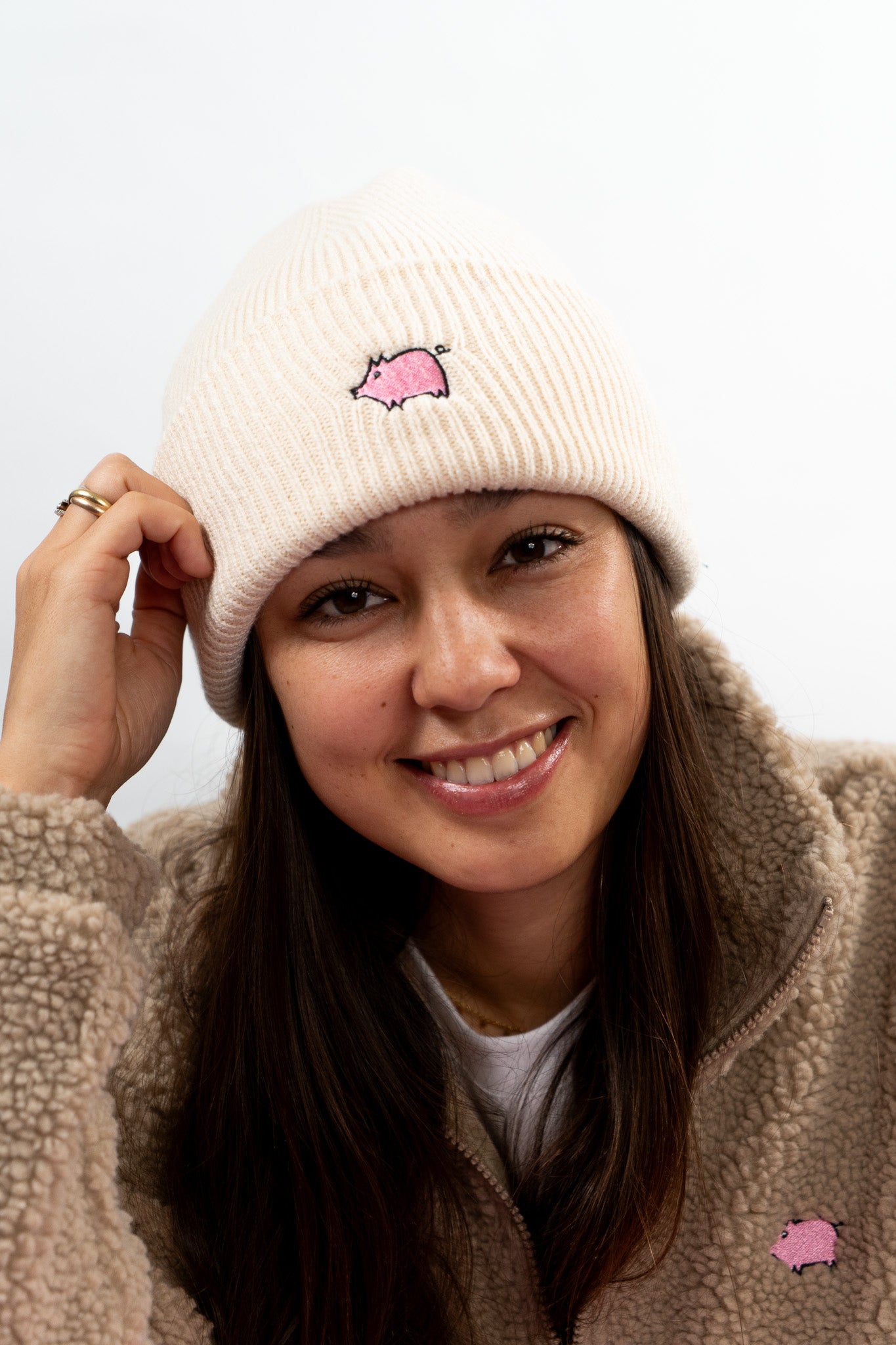 Bonnet large revers