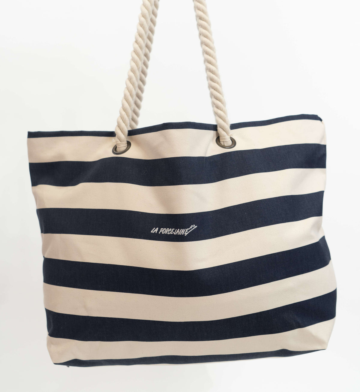 Sac de plage rayé