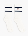 Blue striped beige