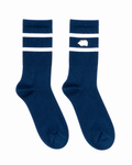 Blue striped white