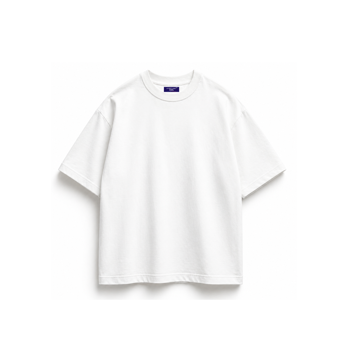 laporcelaine-teeshirt-oversize-blanc-avant-personnalisé